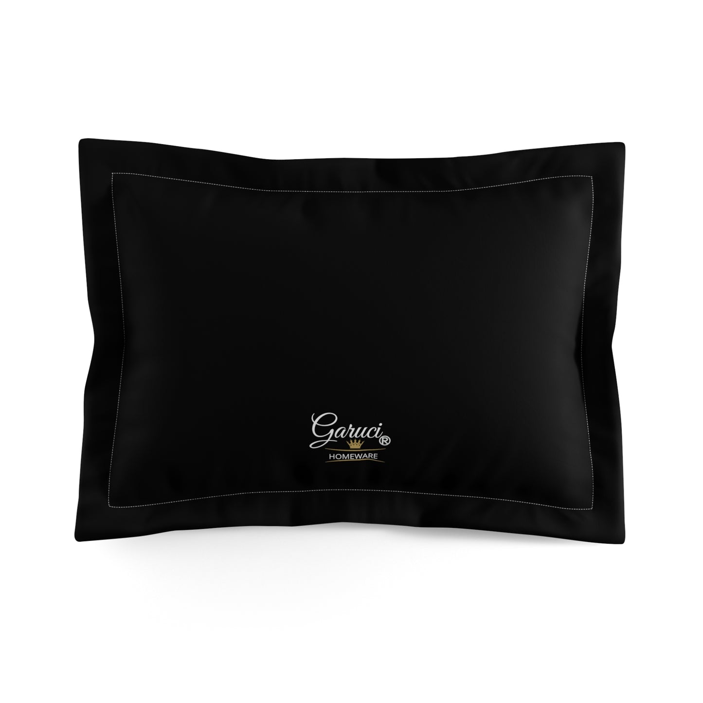 Microfiber Pillow Sham Black GARUCI