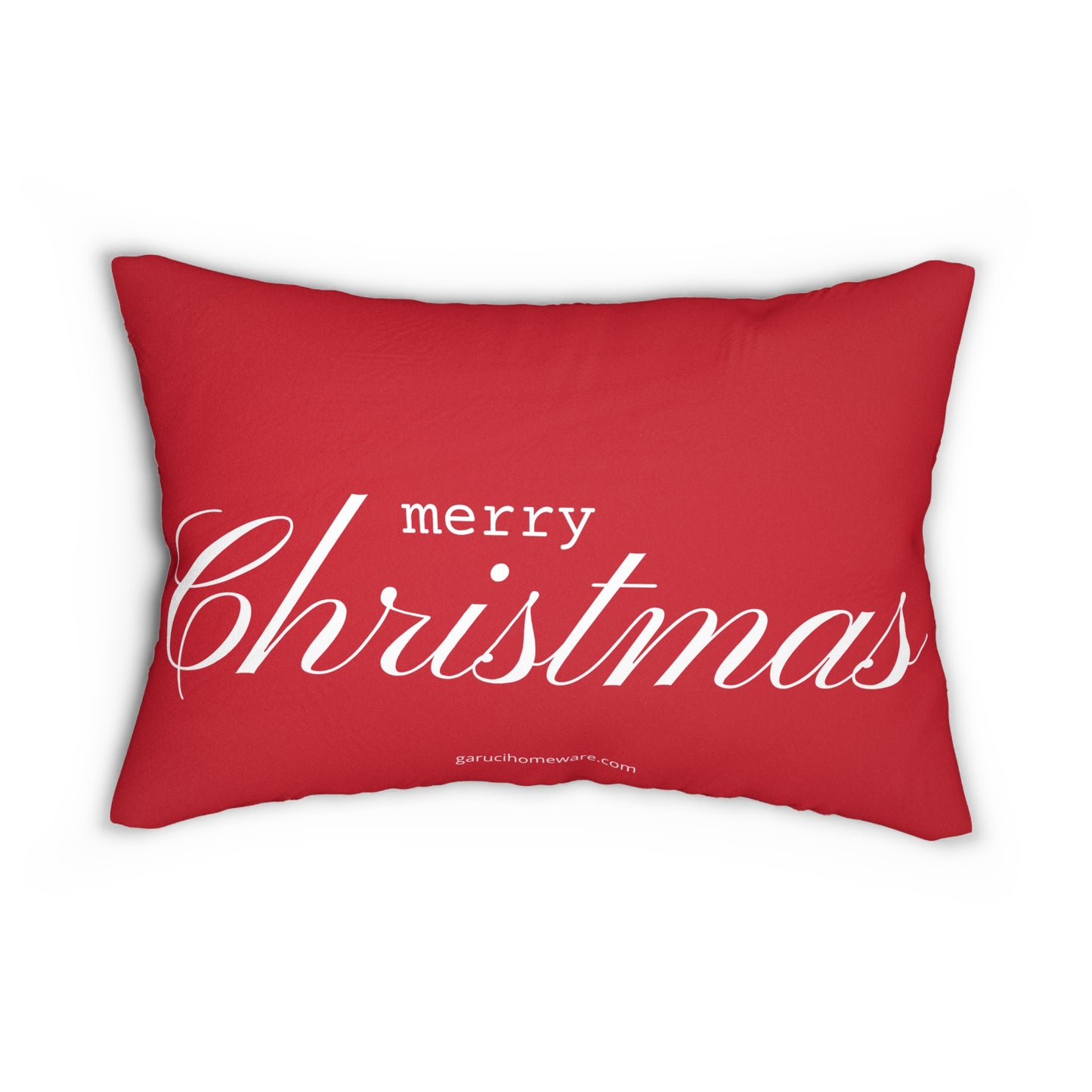 Merry Christmas Lumbar Pillow