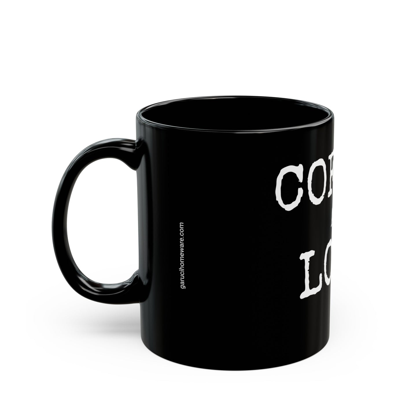 LOVE AND COFFE - Black Mug